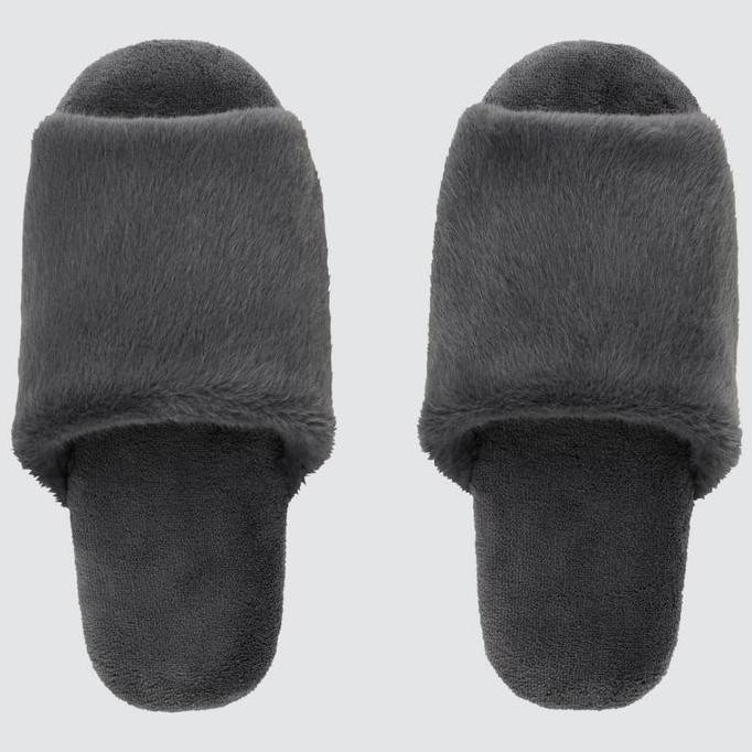 Uniqlo - Women Sandal Rumah Fleece 445849 || Sandal Rumah (Best Quality)