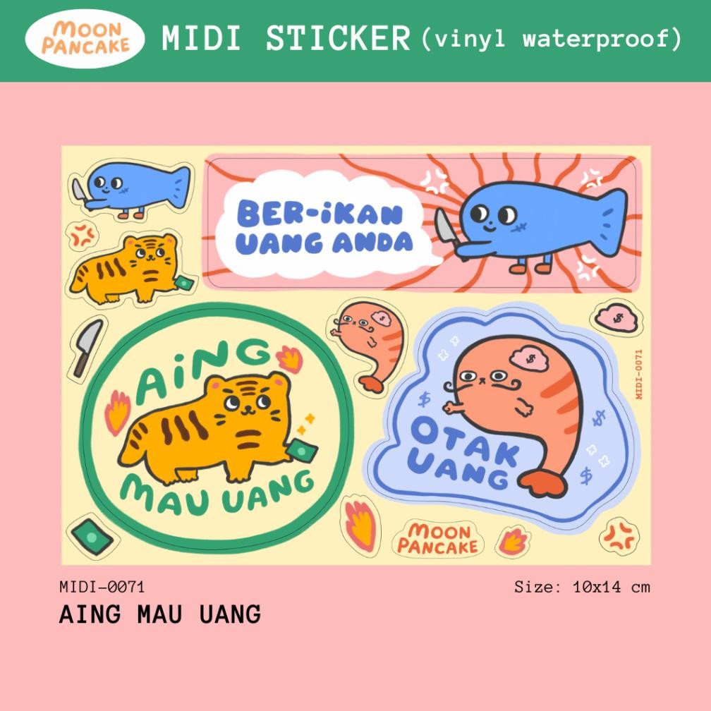 

Moon Pancake Midi Sticker - Aing Mau Uang AST
