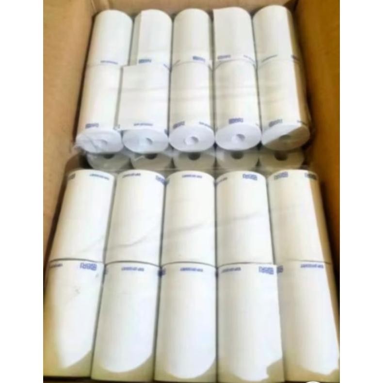 

paket 2kg isi 50 Roll kertas termal logo BRI 57x33mm Coreles AST