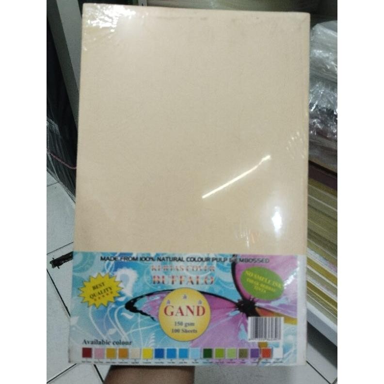 

Kertas Karton Bufalo Cover jilid F4 1 pack isi 100 lembar AST