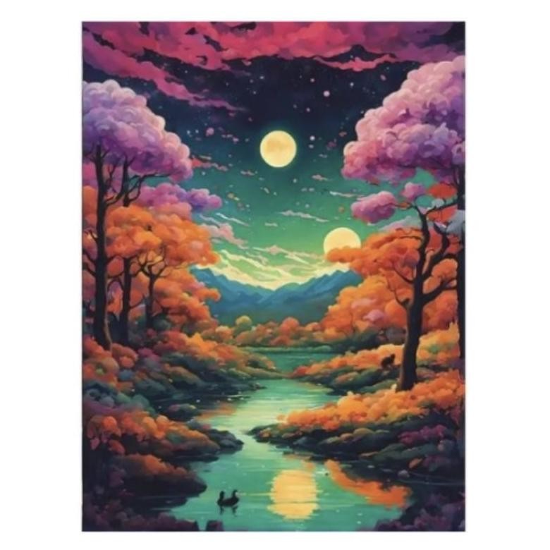 

Home Decor Paint By Number Lukisan Kanvas Dekorasi Ruangan AST