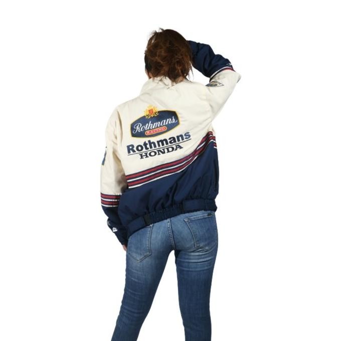 [Ev] - Jaket Motor Pria Honda Rothmans Team Jacket Vintage MURAH