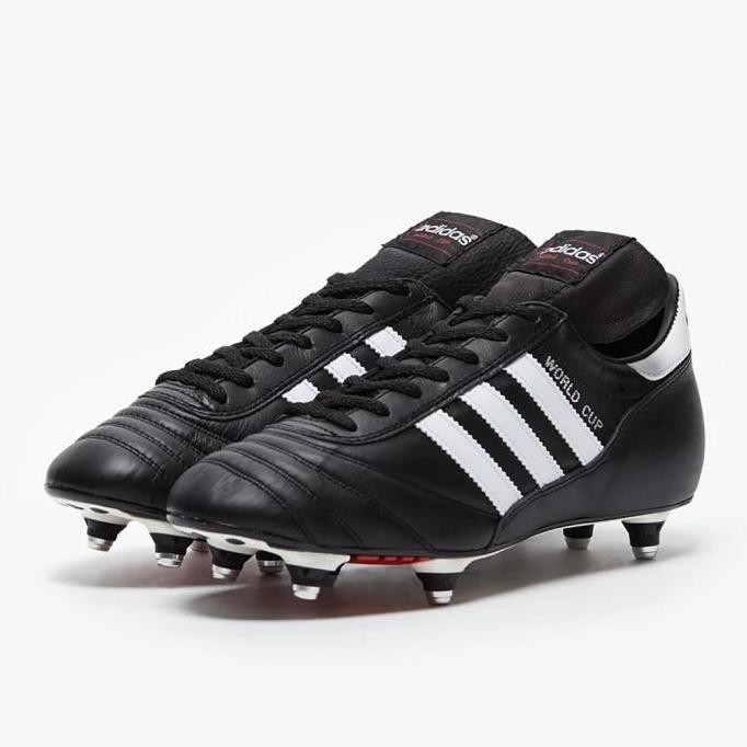 Tersedia SEPATU BOLA ADIDAS WORLD CUP SG BLACK WHITE 011040