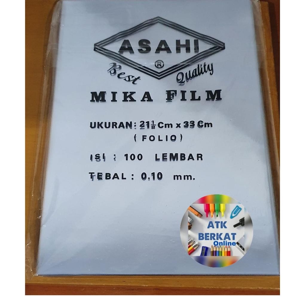 

Cover mika plastik jilid 0.10 mm FOLIO A4 AST