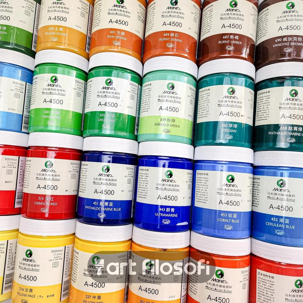 

Cat Akrilik Maries 500ml | Maries Acrylic Paint AST