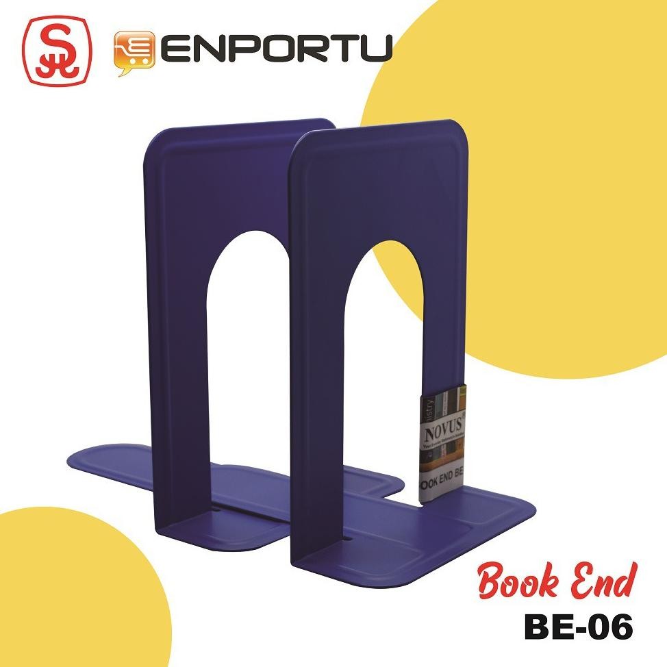 

Novus Book End (BE-06) Sandaran Buku besi / Pembatas Buku Besi AST