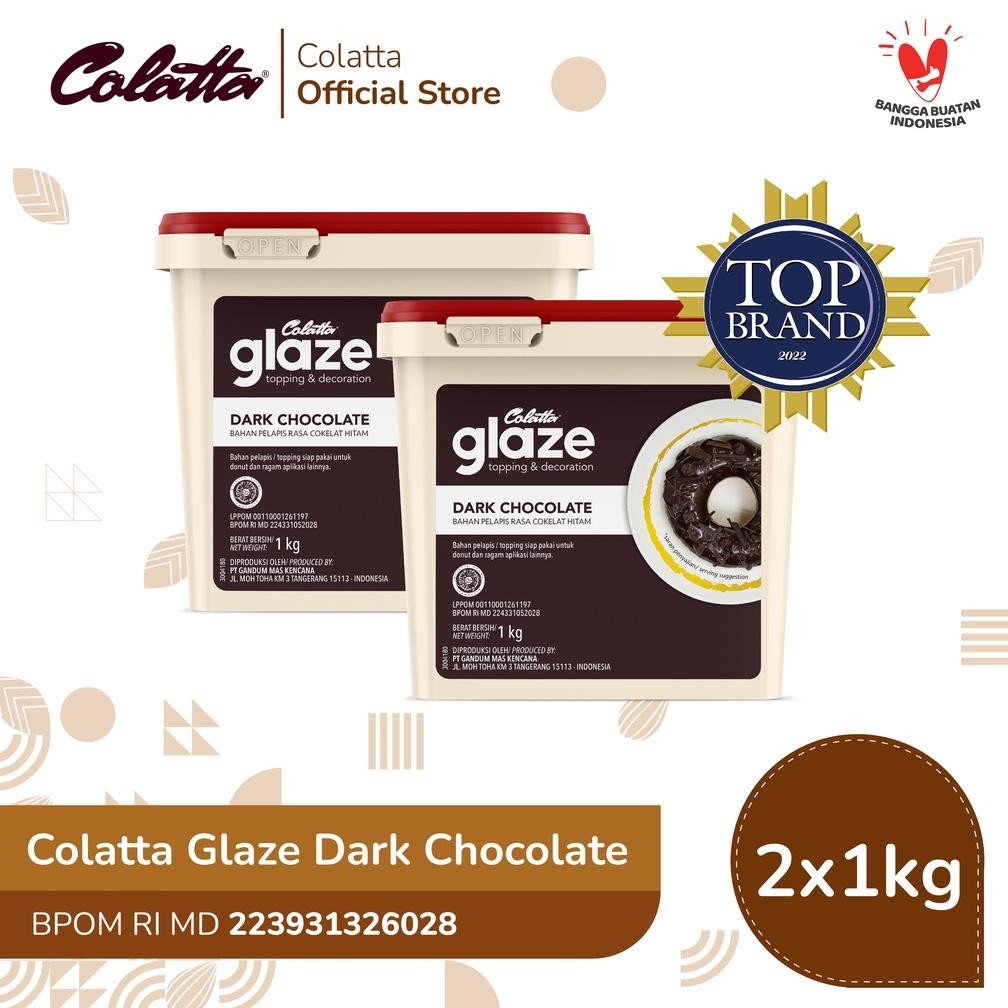 

Bundling Colatta Glaze Dark - Bahan Pelapis Rasa Coklat 1Kg - Isi 2