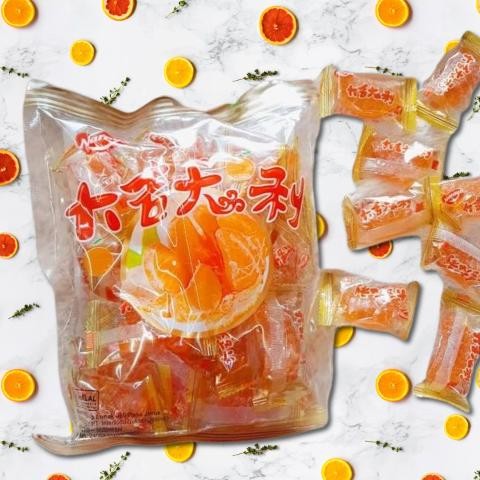 

Jelly Jeruk Mandarin Naraya 500 Gram Permen Jeruk Asli Halal