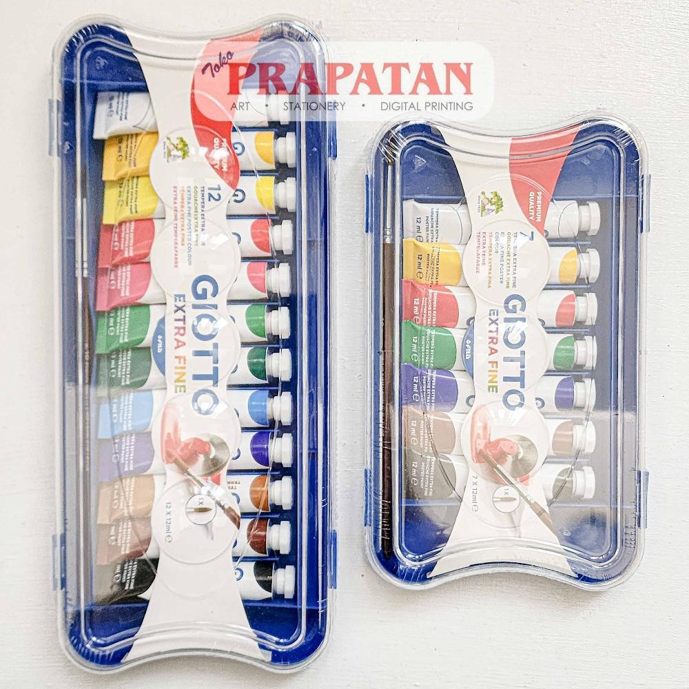 

Giotto Gouache Extra Fine Tube Set 12ml | Cat Gouache AST
