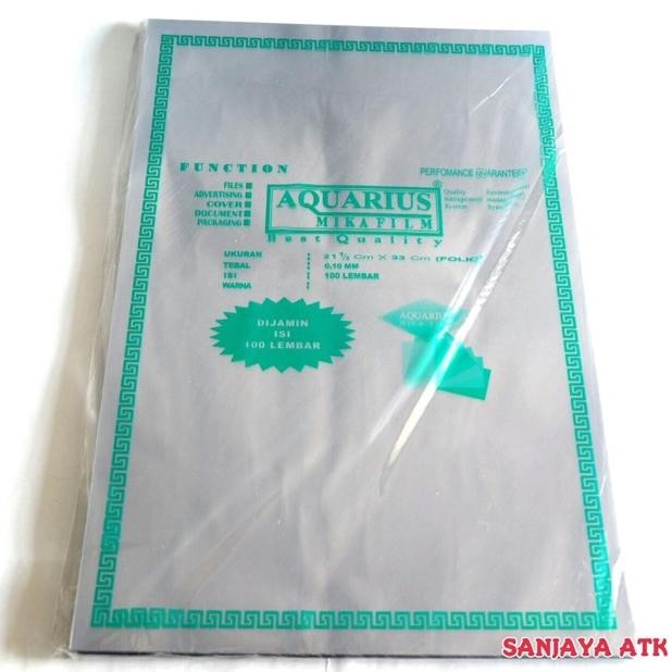 

Mika jilid aquarius 0.10 folio bening AST
