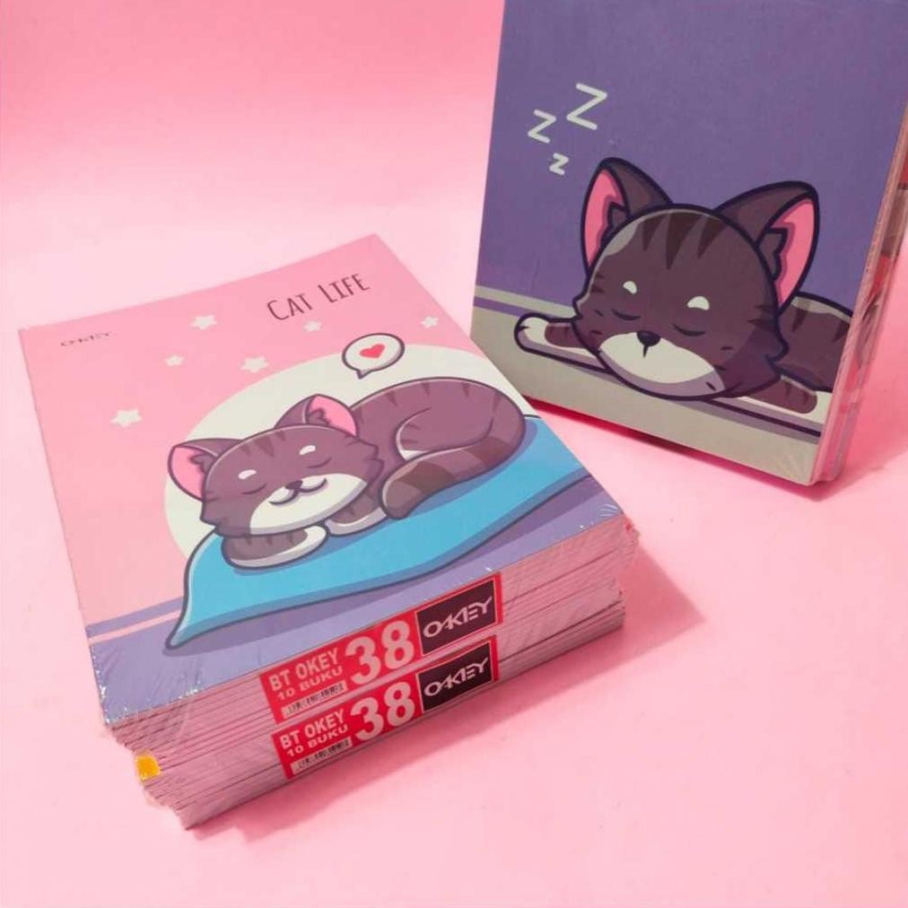 

Buku Tulis Okey 38 Lembar - 1 Pack Isi 10 Buku, Kualitas Terbaik dengan Harga Terjangkau AST