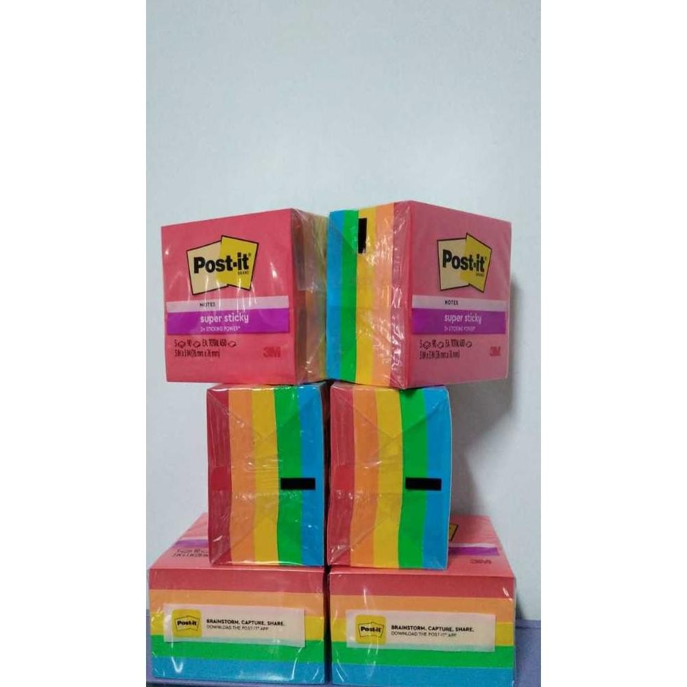 

3M post it sticky note 654-5 SSAN AST