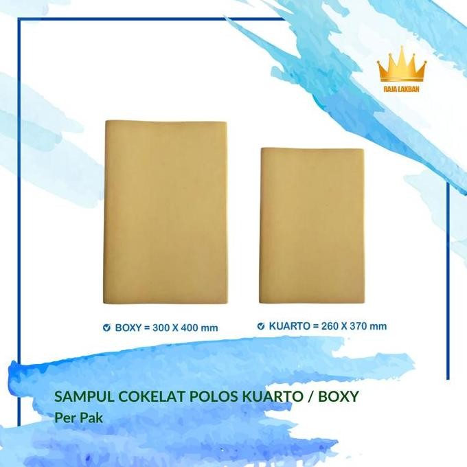

Sampul Cokelat Polos Kuarto / Boxy - Pak Co