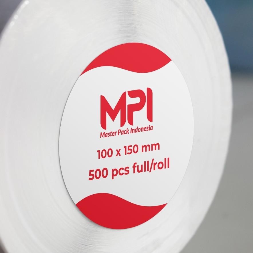 

Label Thermal Sticker 100 x 150 mm A6 isi 500 pcs MPI BERKUALITAS ROLL AST