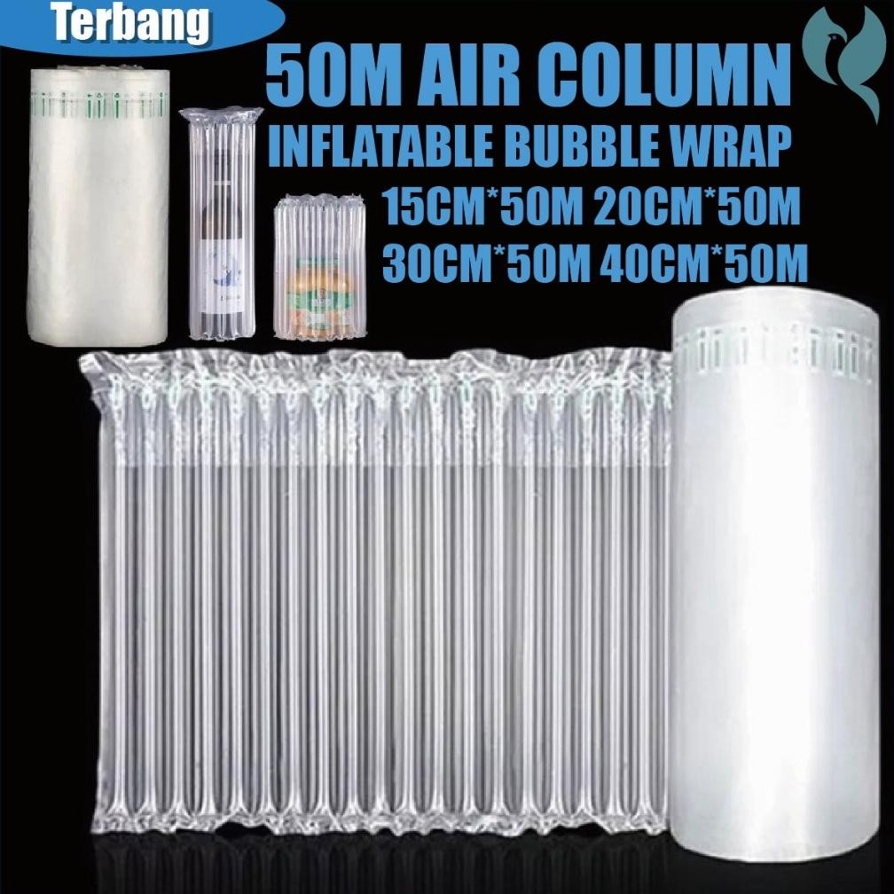 

Inflatable Air Bubble Cushion Wrap AirShield 50m Tinggi Super Tebal AST