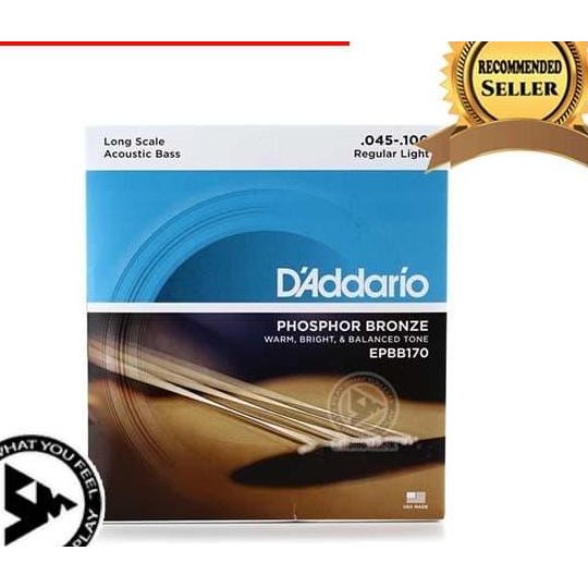 Senar Bass Bas Daddario D Addario Daddario Epbb170 U.S.A