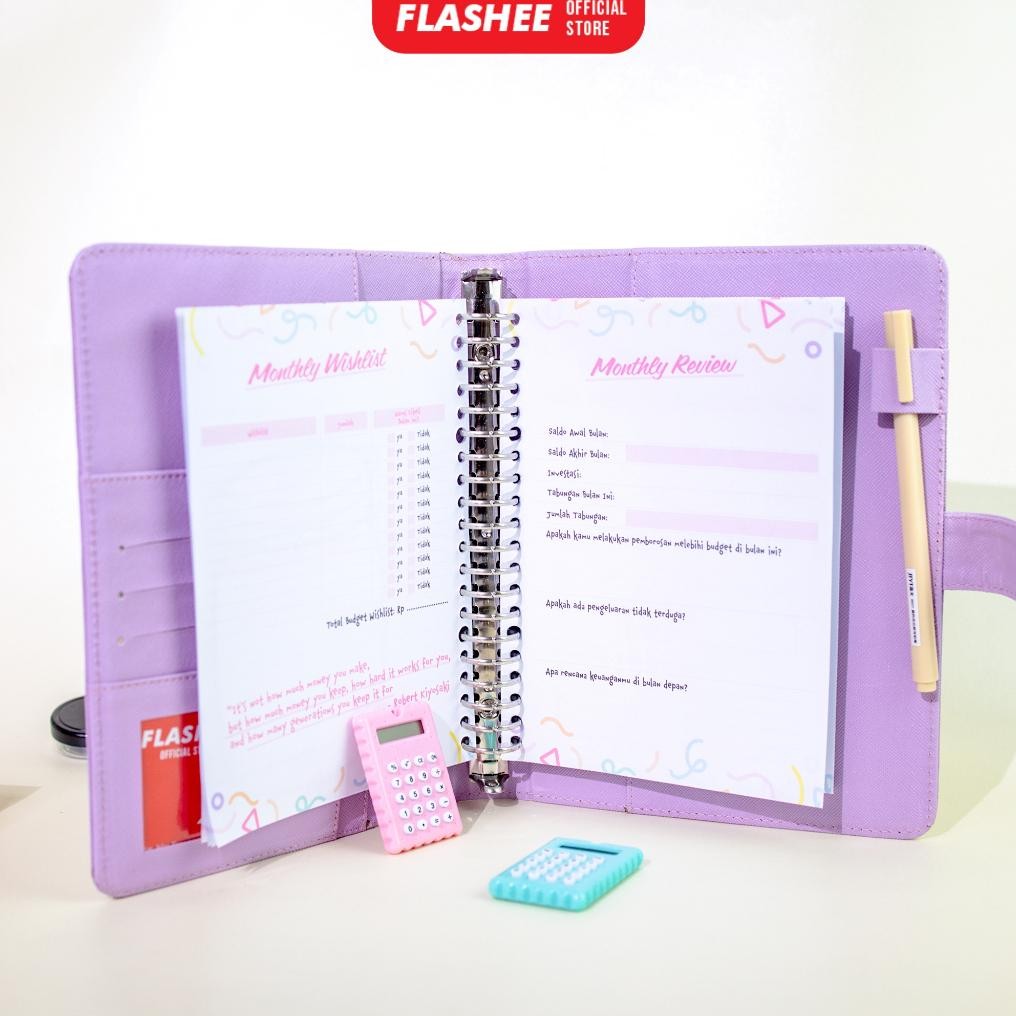 

Flashee Loose Leaf Rencana Keuangan B5 Isi Binder Keuangan B5 Financial Planner B5 AST