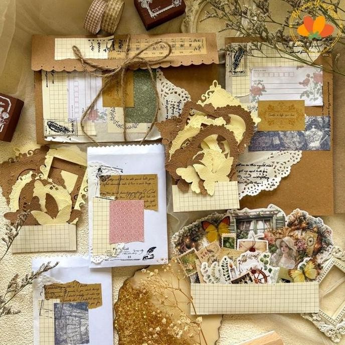 

Journal Kit Scrapbook Paper Scrapbook Journaling Jurnal Kit Journal Kit Vintage Diari Kertas Dekorasi Journaling Kit Vintage Journal Co