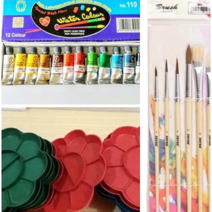 

Paket Lukis ( kuas+palet+cat air) AST