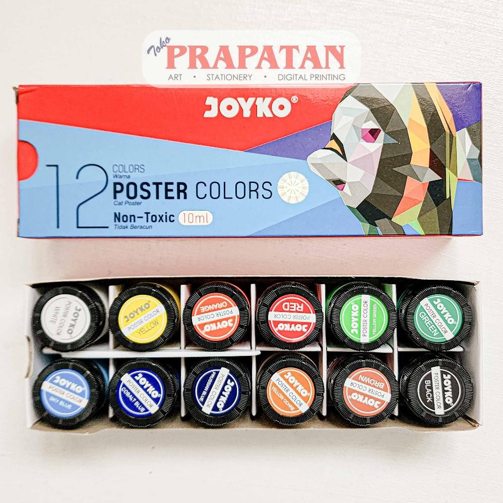 

Joyko Poster Color Set 12x10ml | Cat Poster Set AST