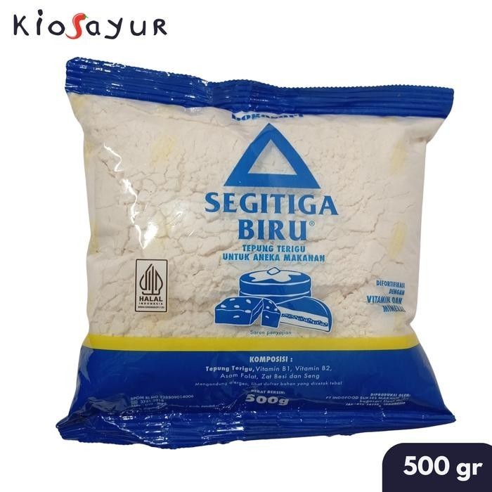 

Tepung Terigu Segitiga Biru Bogasari 500 gram