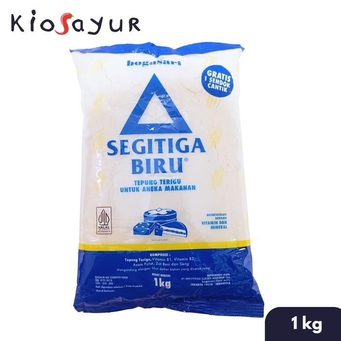 

Tepung Terigu Segitiga Biru Bogasari 1 Kg