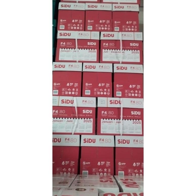 

Kertas F4 80 Gram SIDU isi 5 Rim AST