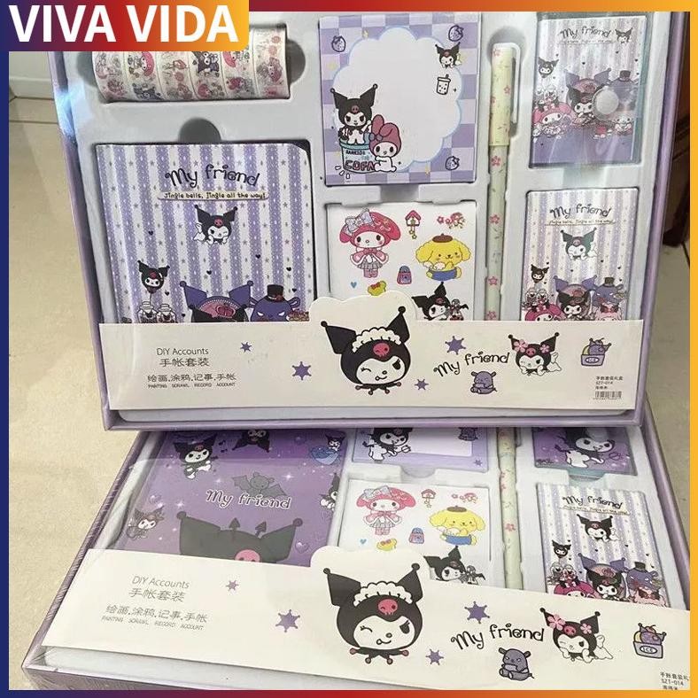 

7 IN 1 Paket Jurnal Alat Tulis hampers hadiah diary diari journal isi set alat tulis buku memo notes AST