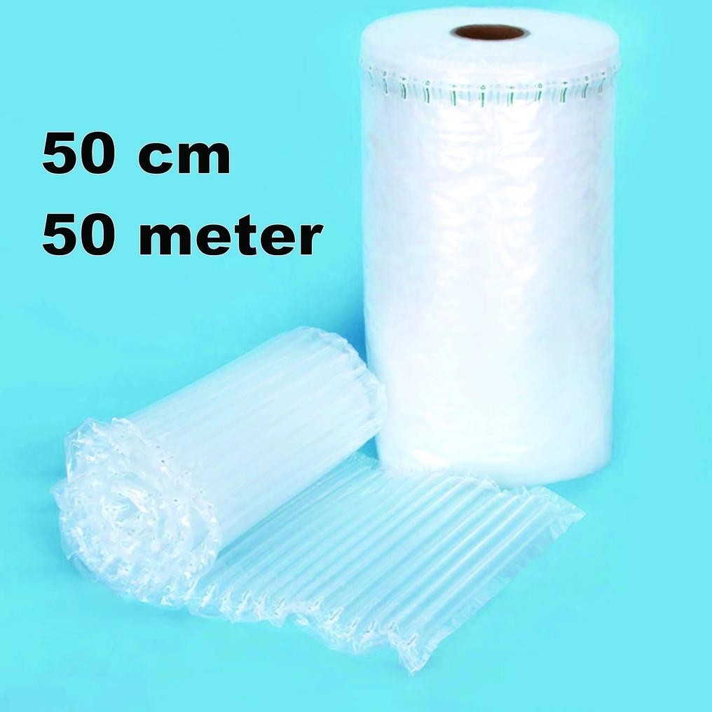 

Poly Air Bubble Wrap column inflatable bag cushion plastik kolom 50 meter AST