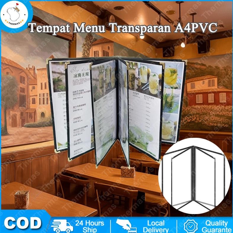 

Menu Buku Harga Tabel PVC Transparan Menu Buku Resep A4 Folder Buku Resep AST