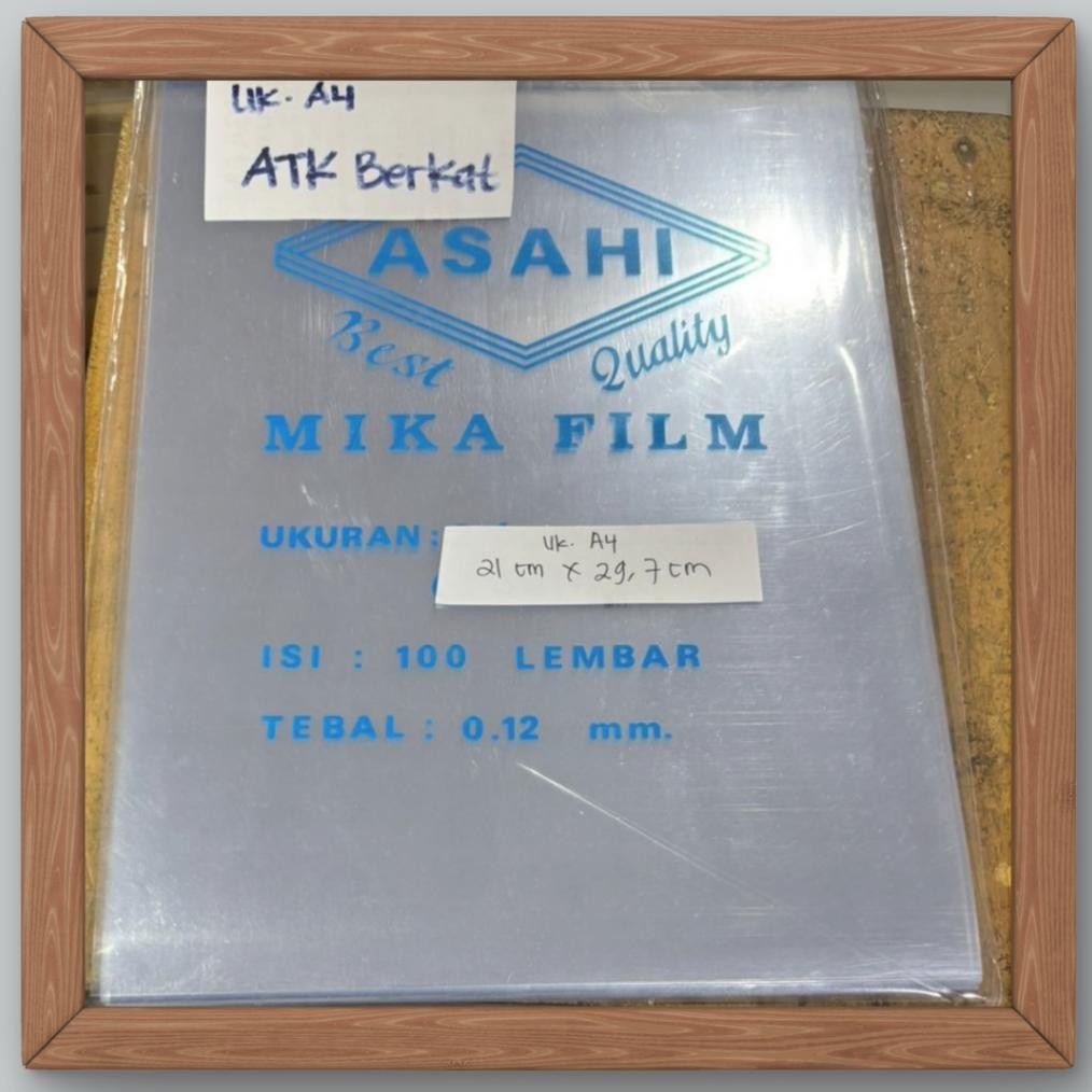 

[100pcs] Cover mika plastik jilid tebal 0.12mm AST