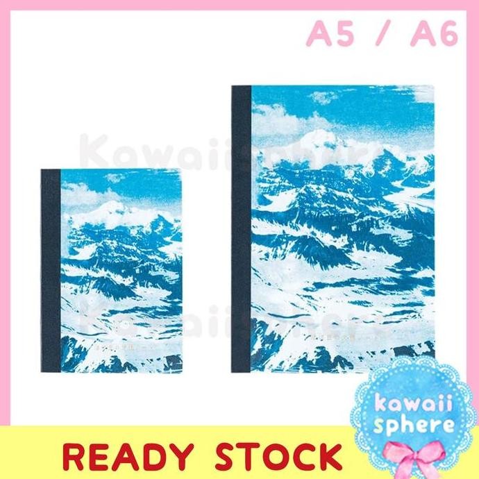 

Hobonichi Graph Notebook - Denali In The Midnight Sun #1 A5 / A6 | Tomoe River Paper Book | Grid / Kotak-Kotak | Stock Handcarry Jepang Co