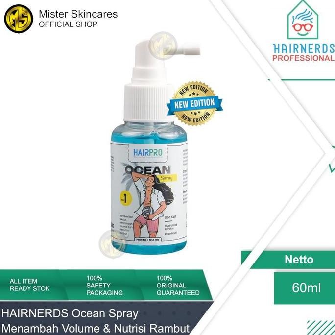 Hairnerds Professional - Hair Pro OCEAN SPRAY Sea Salt 60ml MURAH