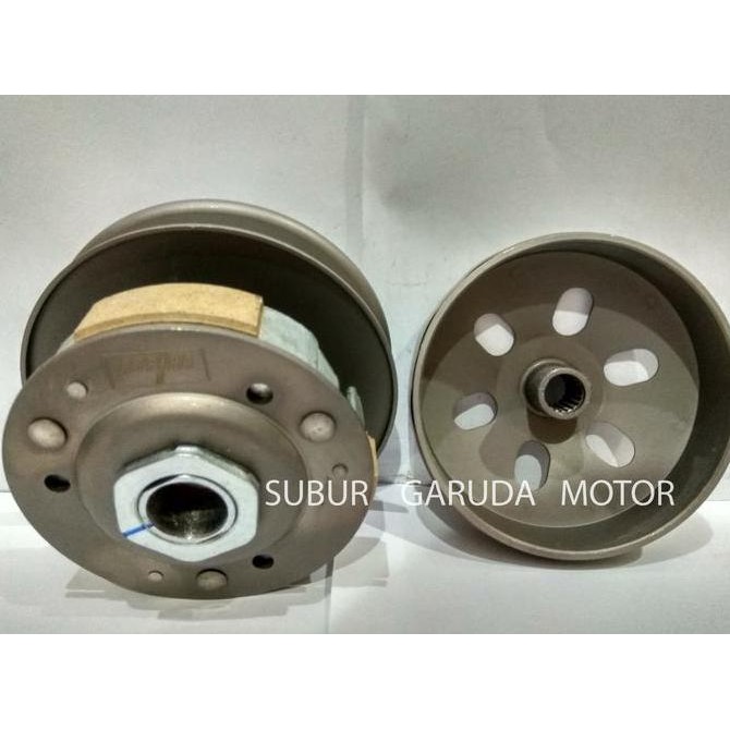 PULLY ASSY BEAT FI SCOOPY FI GCC SET MERK ASPIRA KUALITAS ORISINIL