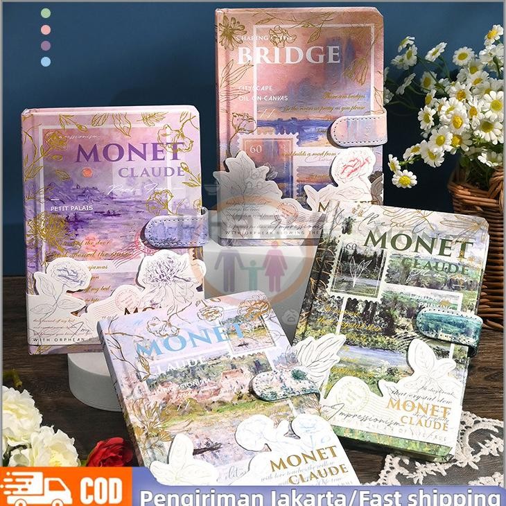 

RHAAST Full Color Buku Diary Nature Pemandangan Korea Vintage Lucu /Notebook / Buku Catatan Untuk Penutup Magnet Buku Catatan Lukisan Cat Minyak Sastra AST