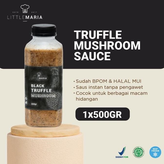 

Littlemaria Black Truffle Mushroom Sauce 500Gr 4-6Portions