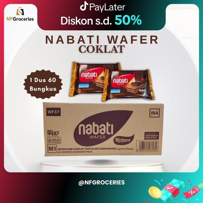 

[Nfg- Ramadan06] Nabati Wafer 1 Dus Isi 60 Bungkus