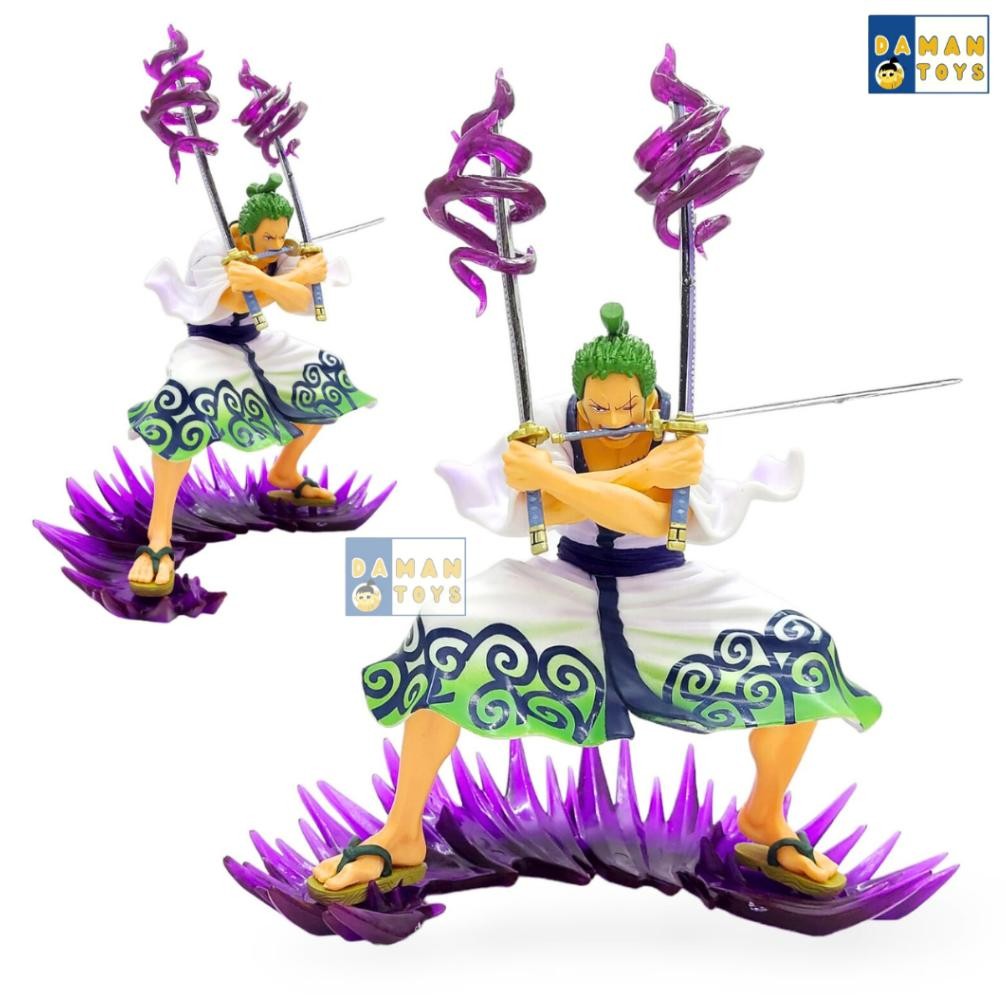 Original Action Figure One Piece Zoro - Juro Roronoa Zoro Dxf Figur Anime Er-79