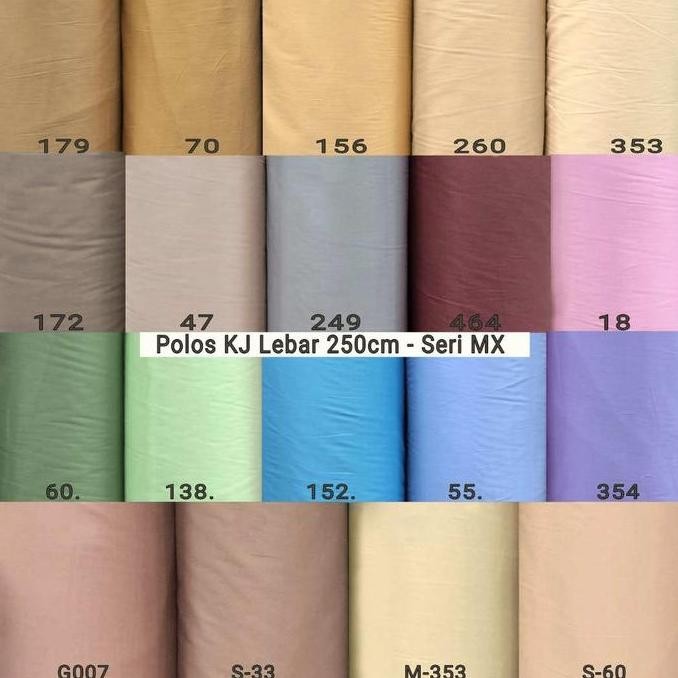 Kain Sprei Polos Katun Jepang Lebar 250cm