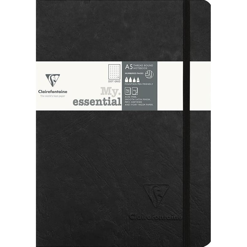 

Clairefontaine My Essential A5 Notebook Softcover Collection Age Bag Co