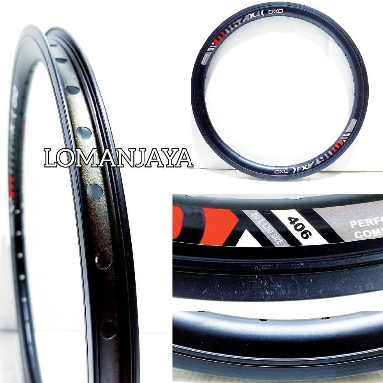 Special Velg Rims Bmx 20 Murni Oxo Double Wall 3Cm Fx2900 36H Sepeda Bmx Lipat San-152