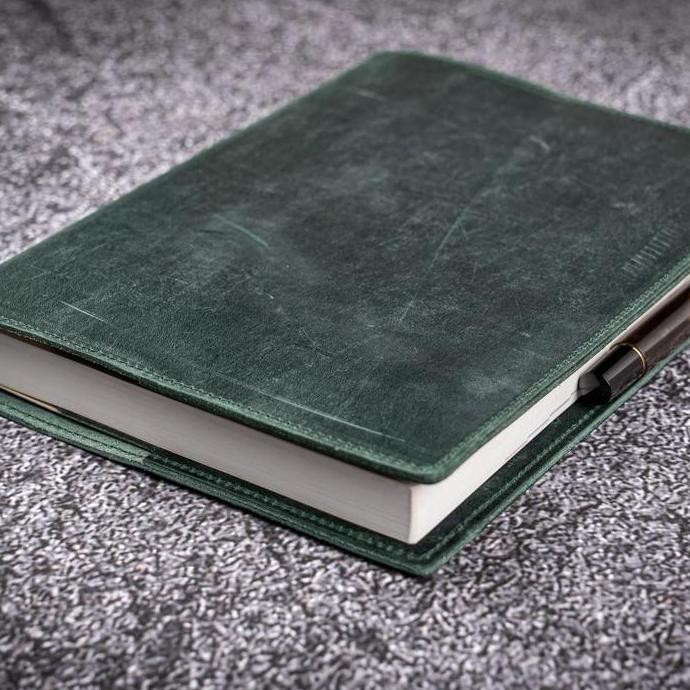 

Galen Leather Leather Slim B6 Notebook Planner Cover Co