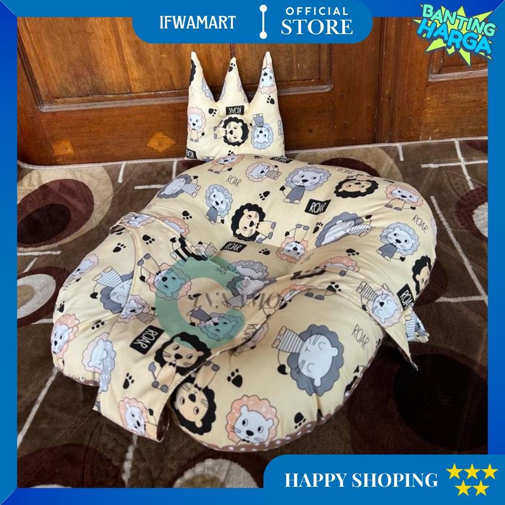 Sofa Bayi [Bantal Bayi Baru Lahir] Sofa Baby Sabuk Pengaman Free Bantal Terlaris