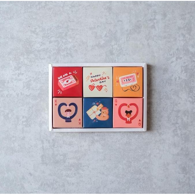 

Kado Coklat Valentine Box 6Pcs - Letter Box - Paket Valentine