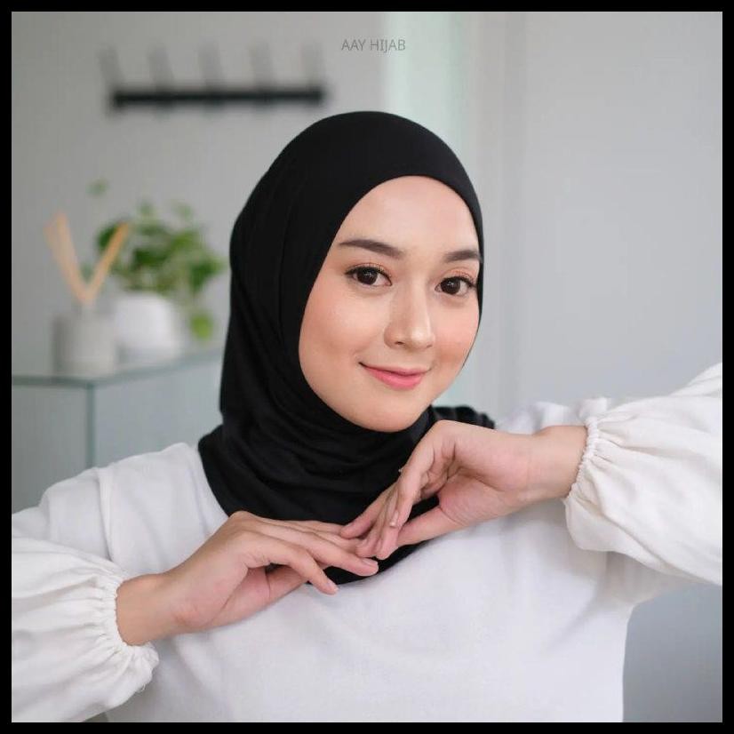 HIJAB SPORT NON PET SIZE S M L XL INNER CIPUT NINJA ANTEM ANTI BUDEG DALEMAN HIJAB BERGO MALAY JERSE