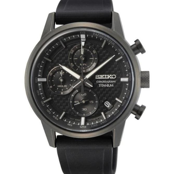 Tersedia Jam Tangan Seiko Titanium SSB393P1 Chronograph Quartz  Ssb393
