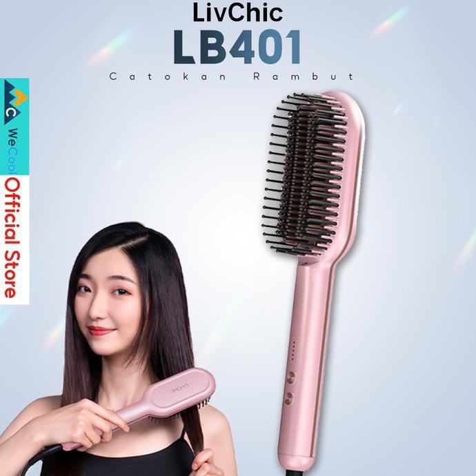 LivChic Catokan Sisir Pelurus Rambut LB401 54 Watts Berkualitas