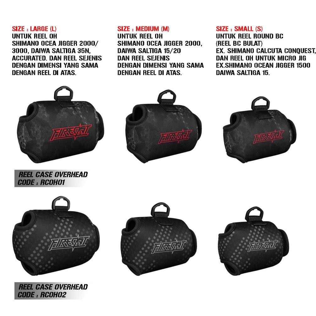 Firecast | Reel Case Oh Overhead |  Tempat Reel Pancing