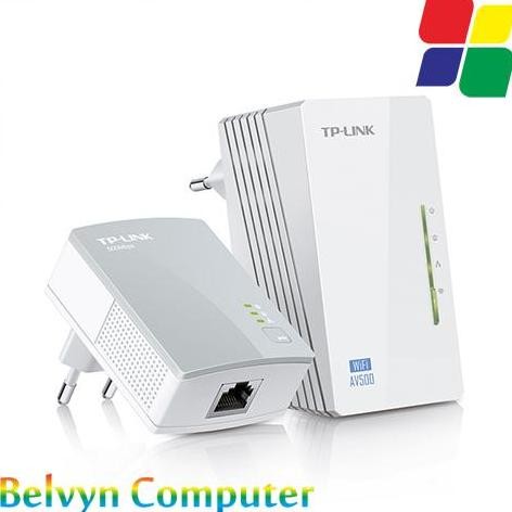 Tp Link Tl-Wpa4220Kit 300Mbps Av500 Wi-Fi Powerline Extender Kit New Stok