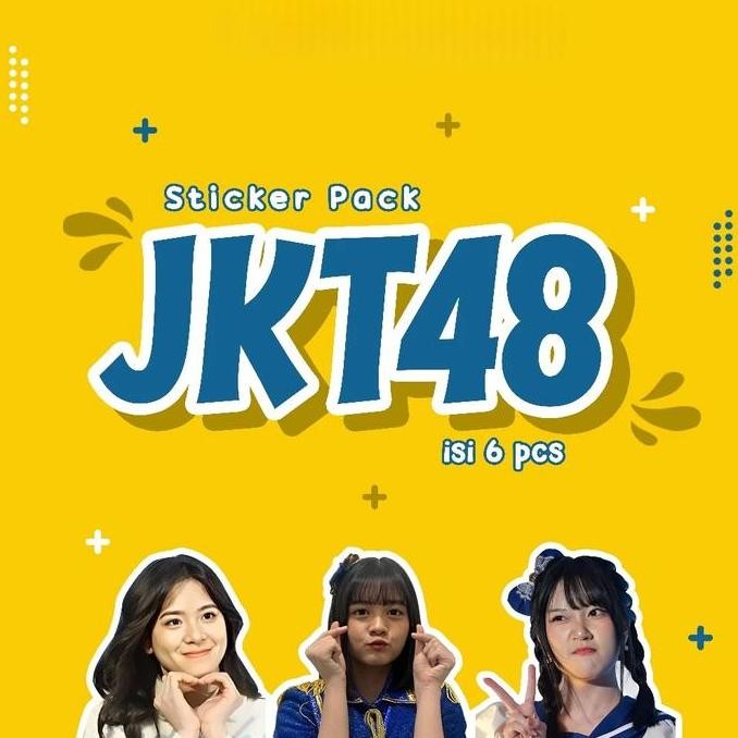 

[Isi 6] Sticker Pack Jkt48 High Quality Anti Air Co